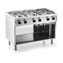 Cuisinière à gaz avec armoire neutre FAST F7/FUG6BA