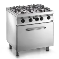 Cuisinière à gaz avec four à gaz FAST F7/FUG4LO