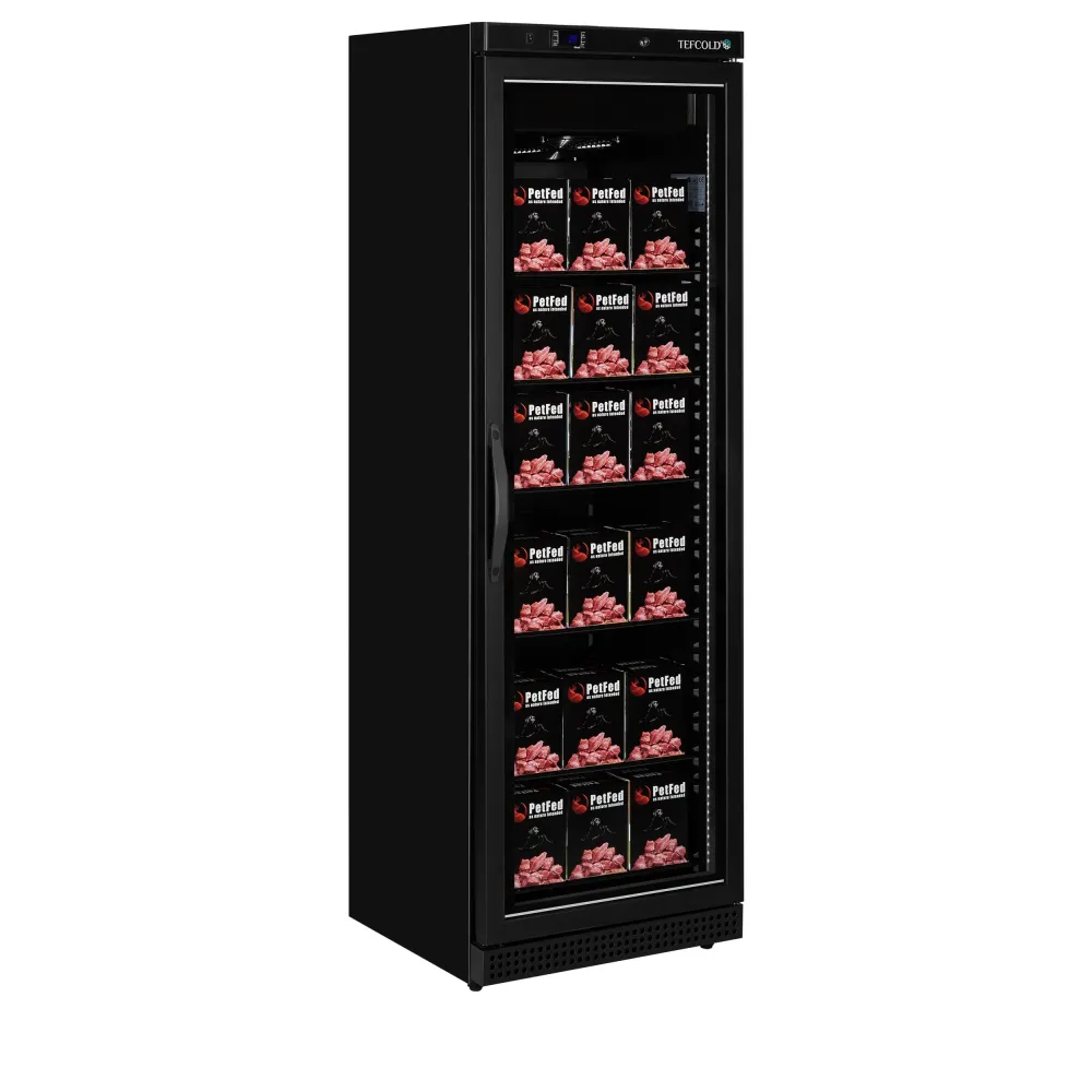 Congélateur UF 340 liters with glass doors, noire (UF400VGB)