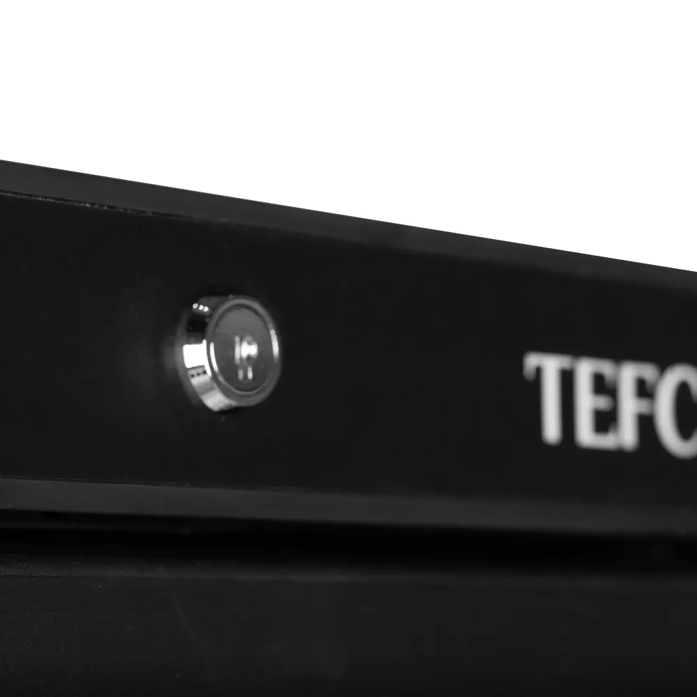 Congélateur UF 340 liters with glass doors, noire (UF400VGB)