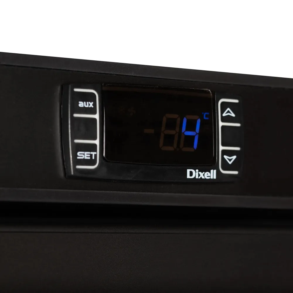 Congélateur UF 340 liters with glass doors, noire (UF400VGB)