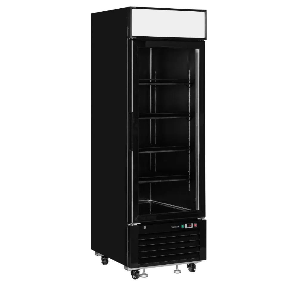 Congélateur vitrine 405 litres, noir (LGF2500B)