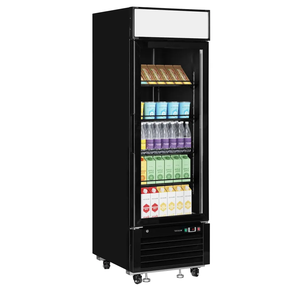 Congélateur vitrine 405 litres, noir (LGF2500B)