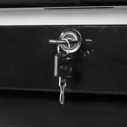 Réfrigérateur 1436 litres avec 3 portes battantes, noir