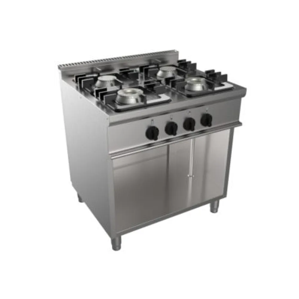 Plaque de cuisson à gaz avec meuble neutre EASY 700 E7/CUPG4BA.2M2G