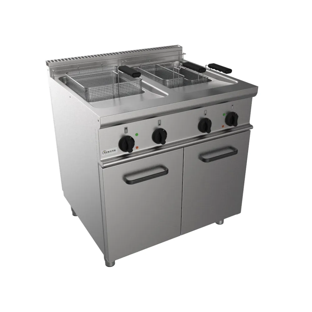 Friteuse électrique avec deux cuves de 17+17 litres EASY 700 E7/FRE2V17