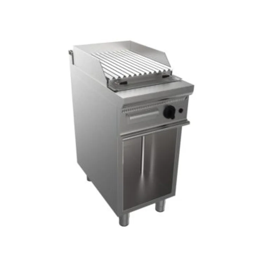 Surface de grill en pierre de lave à gaz avec armoire neutre E7/BS1BA