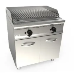 Surface de grill en pierre de lave à gaz avec armoire E7/BS3BC2