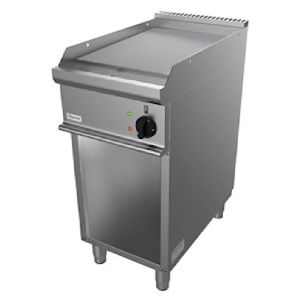 Gril électrique à surface rainurée avec armoire neutre EASY 700 E7/KTE1BARK