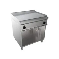 Gril électrique à surface rainurée avec armoire neutre EASY 700 E7/FTE2BARK