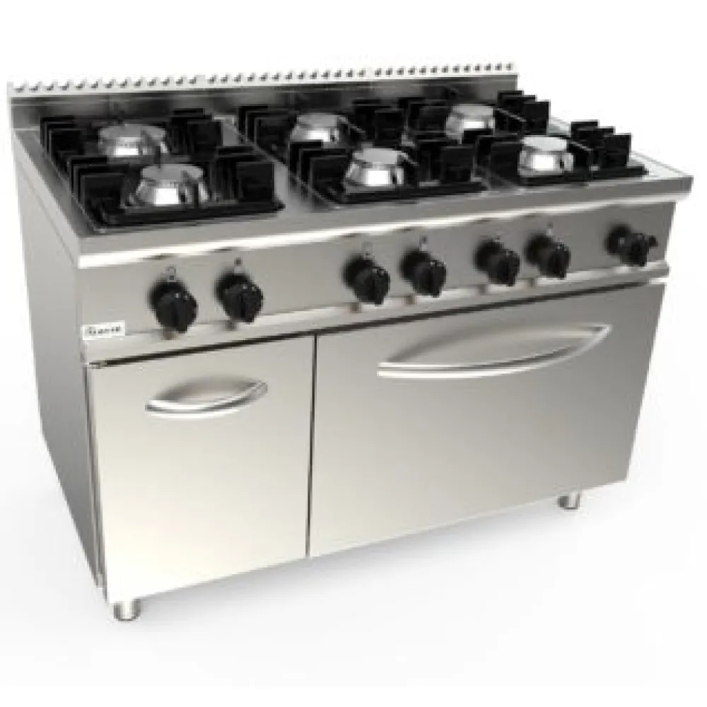 Cuisinière à gaz avec four à gaz LADY 700 L7/KUPG6LN.6M