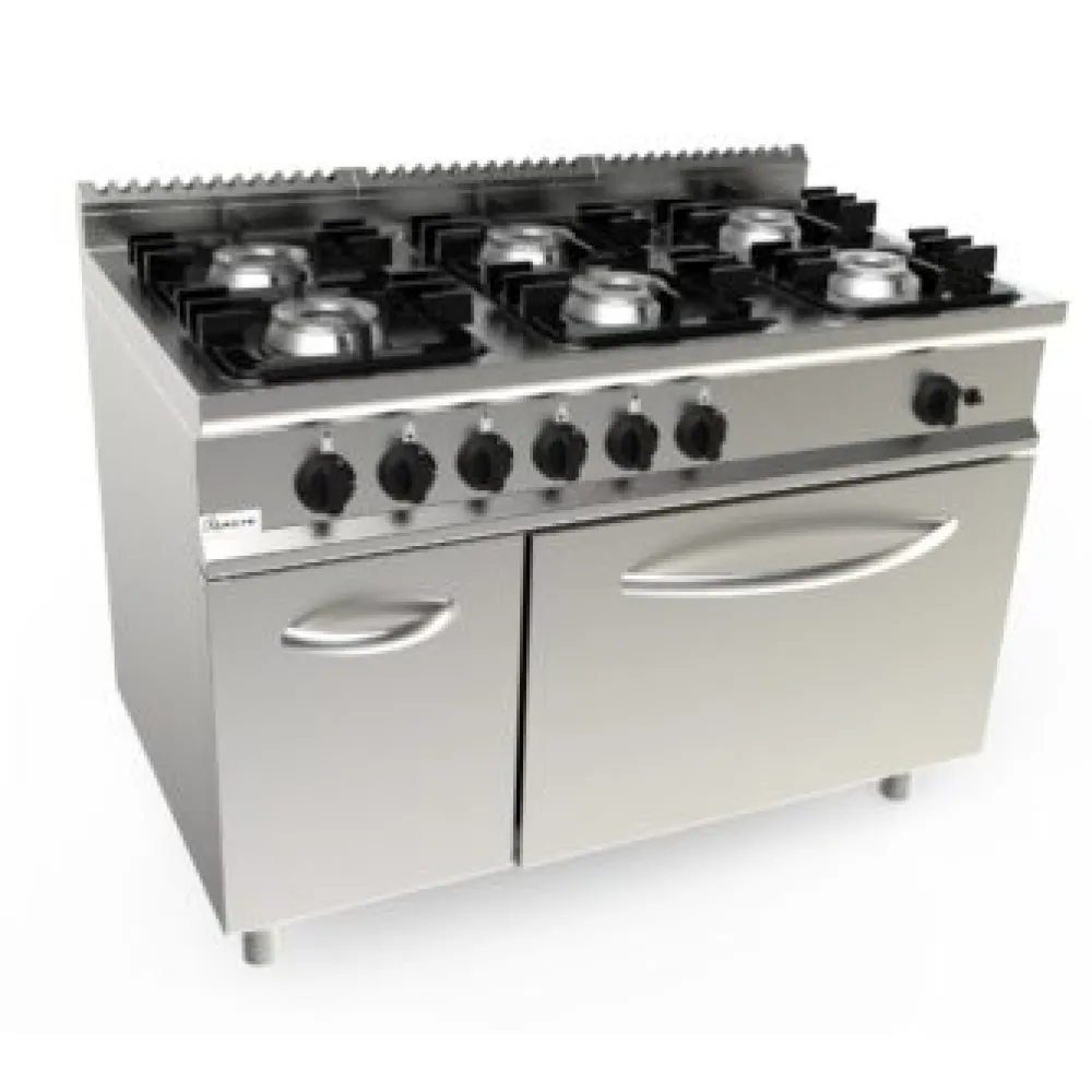 Cuisinière à gaz avec four à gaz LADY 700 L7/KUPG6LN.6G
