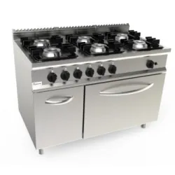 Cuisinière à gaz avec four à gaz LADY 700 L7/KUPG6LN.6G