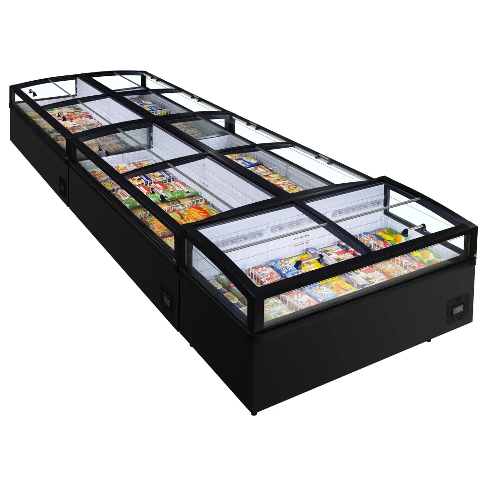 Vitrine congélateur-réfrigérateur 613L, noir (VIEW 200 CF VS B)