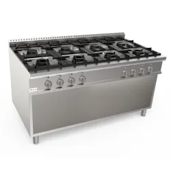 Plaque de cuisson à gaz avec meuble neutre LADYQ 900 LQ/CUG8BA.8G
