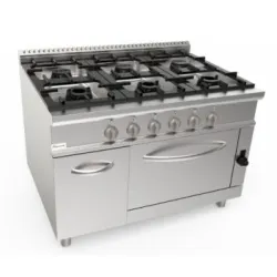 Cuisinière à gaz avec four à gaz LADYQ 900 LQ/CUG6NG.6G