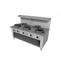 Cuisinière WOK à gaz avec meuble neutre 1800x900mm FS05180090BA