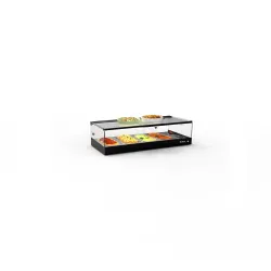 Vitrine chauffante pour plats GN LOGIC CLO4BL