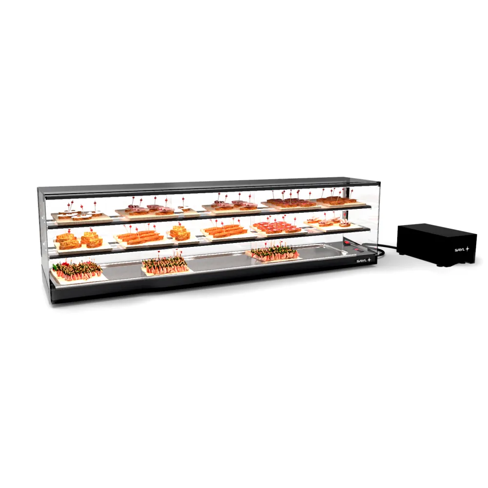 Vitrine réfrigérée avec unité de réfrigération LOGIC TRIPLE VTLG28GRP-2
