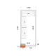 Panneaux de chambre froide NF 1200 / 2700 / 2120 mm, 80 mm (44040)