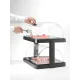 Présentoir réfrigéré double avec couvercle roll-top 480×355×(H)480 mm, noir (871812)