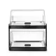Présentoir réfrigéré double avec couvercle roll-top 480×355×(H)480 mm, noir (871812)