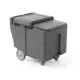 Conteneur de stockage de glace sur roulettes 110 L (877883)