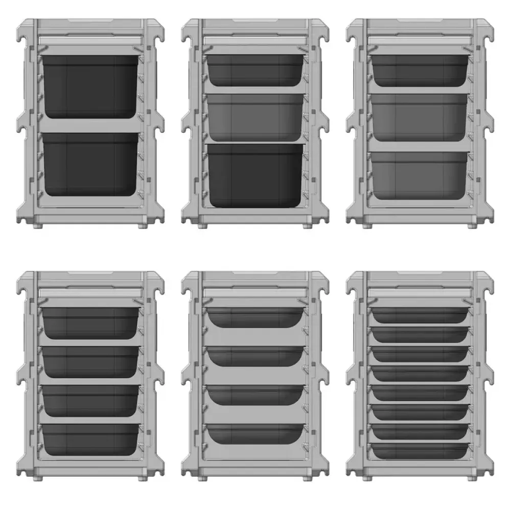 Conteneur isotherme GN pour transport alimentaire 100 L, 635×465×(H)660 mm (707999)