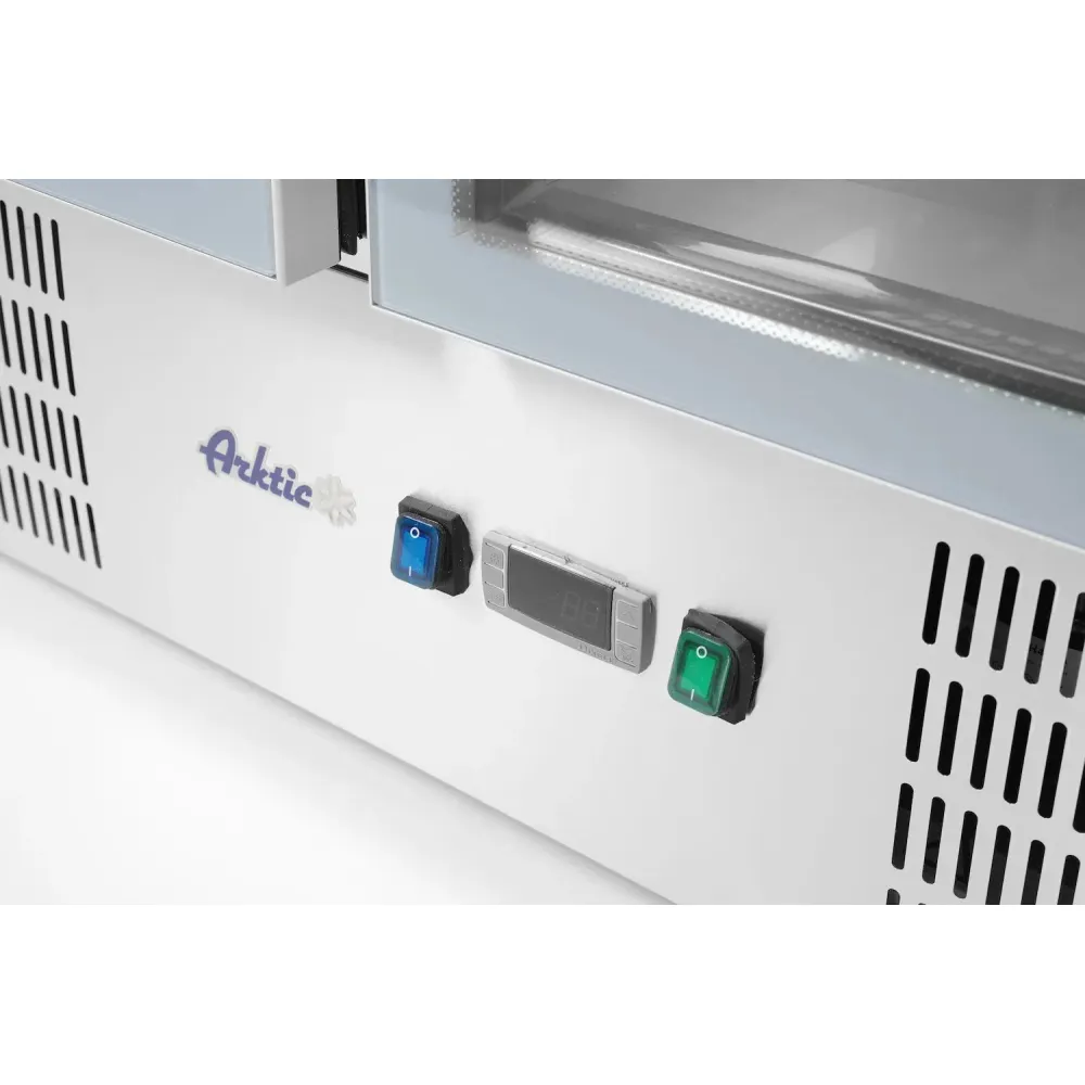 Vitrine réfrigérée 2 portes avec couvercle relevable (236246)