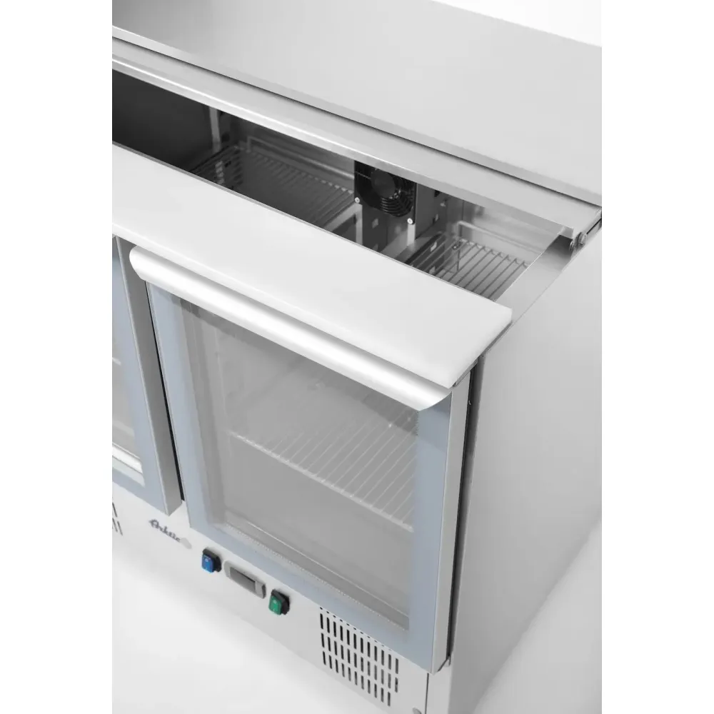 Vitrine réfrigérée 2 portes avec couvercle relevable (236246)