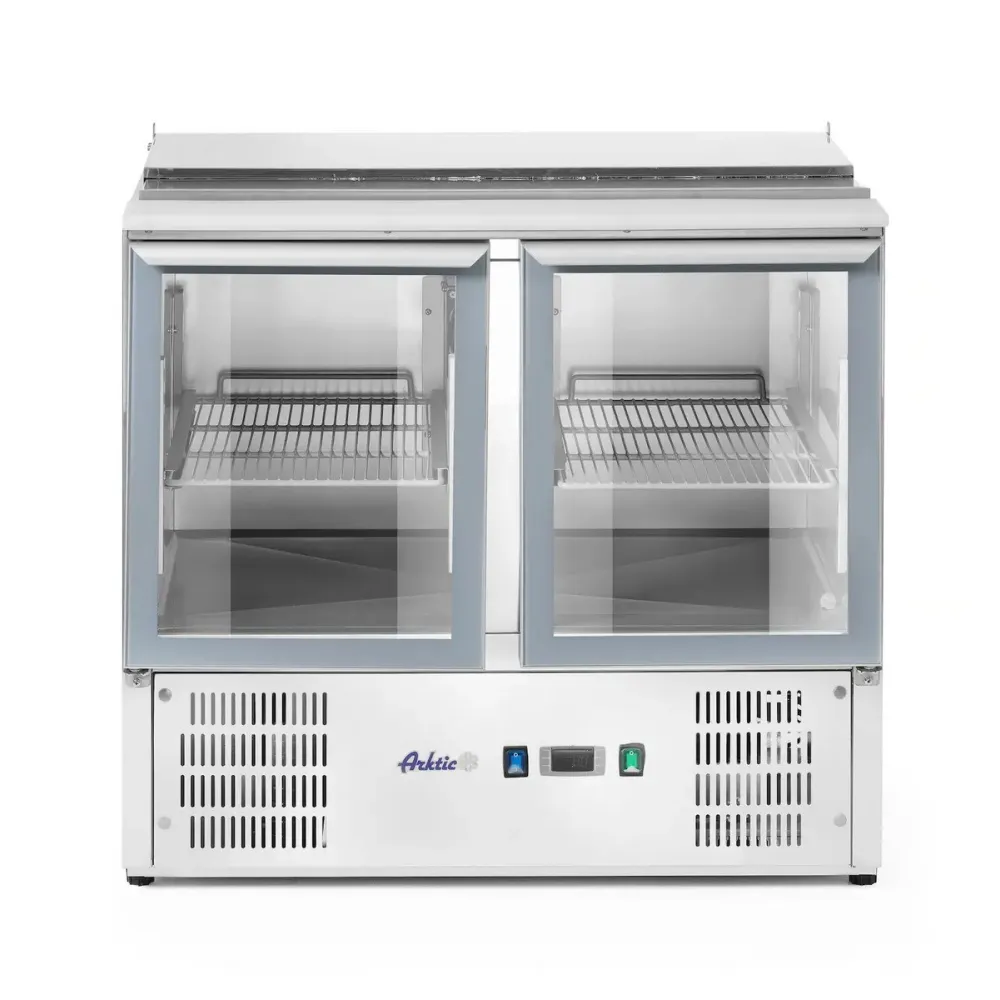 Vitrine réfrigérée 2 portes avec couvercle relevable (236246)