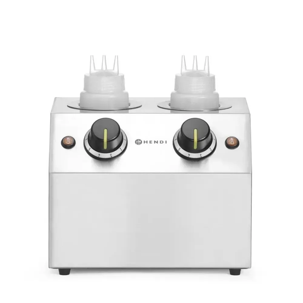 Chauffe-sauces double 2 × 0,65 L (201725)