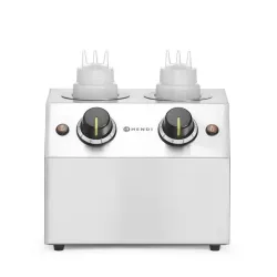 Chauffe-sauces double 2 × 0,65 L