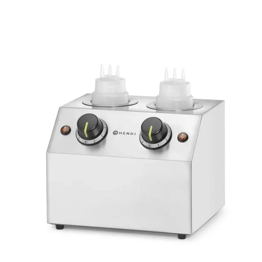 Chauffe-sauces double 2 × 0,65 L (201725)