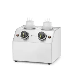 Chauffe-sauces double 2 × 0,65 L