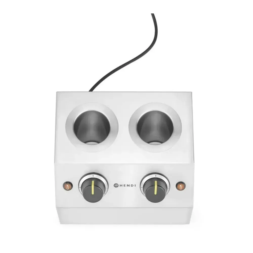 Chauffe-sauces double 2 × 0,65 L (201725)