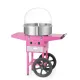 Machine à pop‑corn mobile sur chariot, rose (282809)