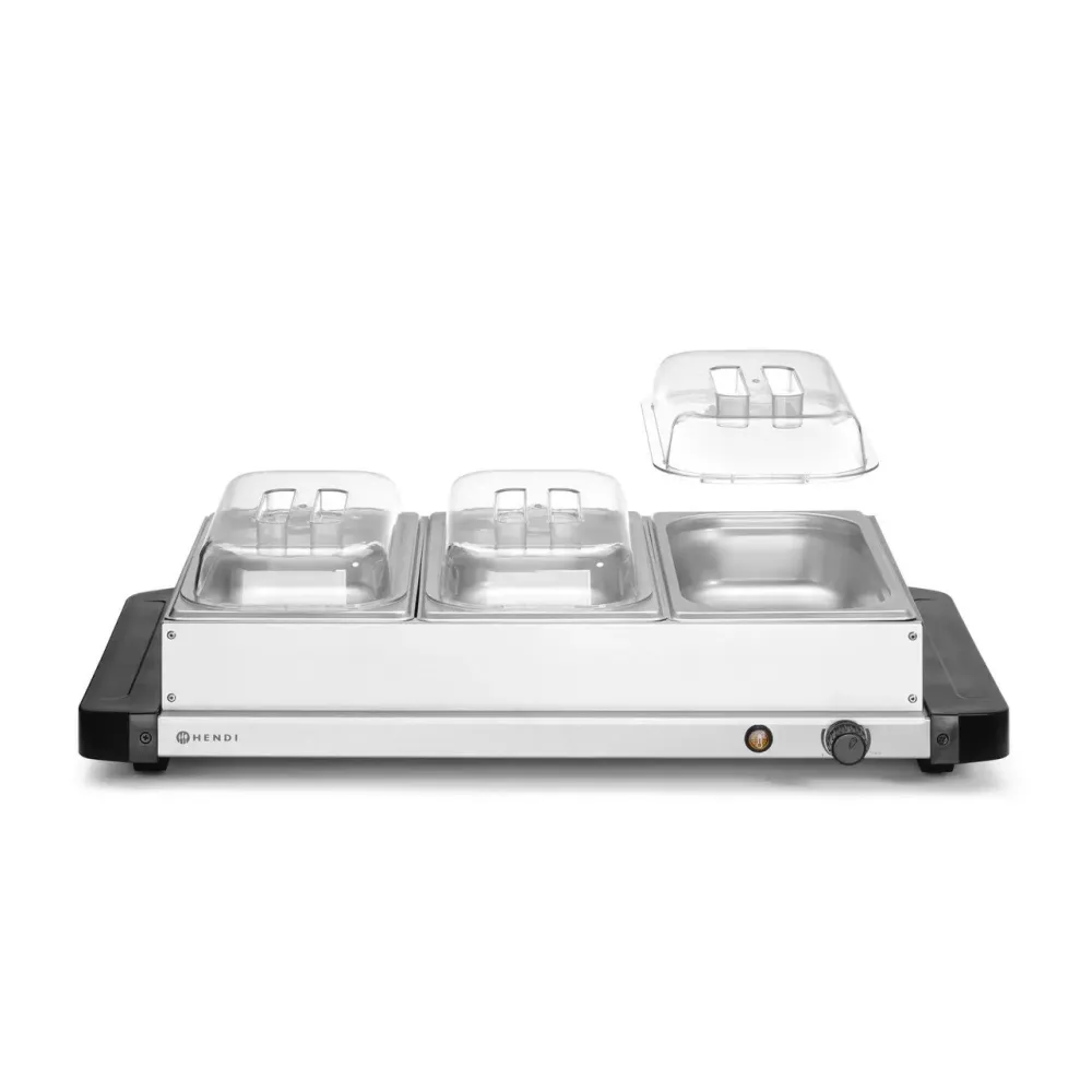 Chauffe-plats électrique pour 3 GN 1/3 (201749)