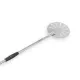 Pelle à pizza ronde perforée en acier inoxydable Ø 23 cm (R-23F/150)