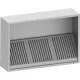 Hotte aspirante murale (type caisson) 1510 x 1000 x 400 mm (619015)