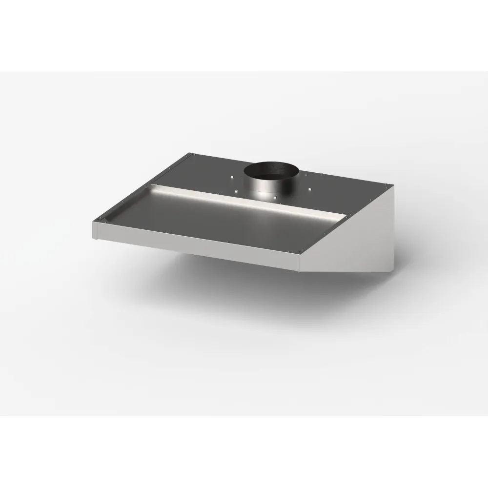Extracteur de vapeur pour pièces à faible hauteur sous plafond 1010 x 1000 x 400 (619110)