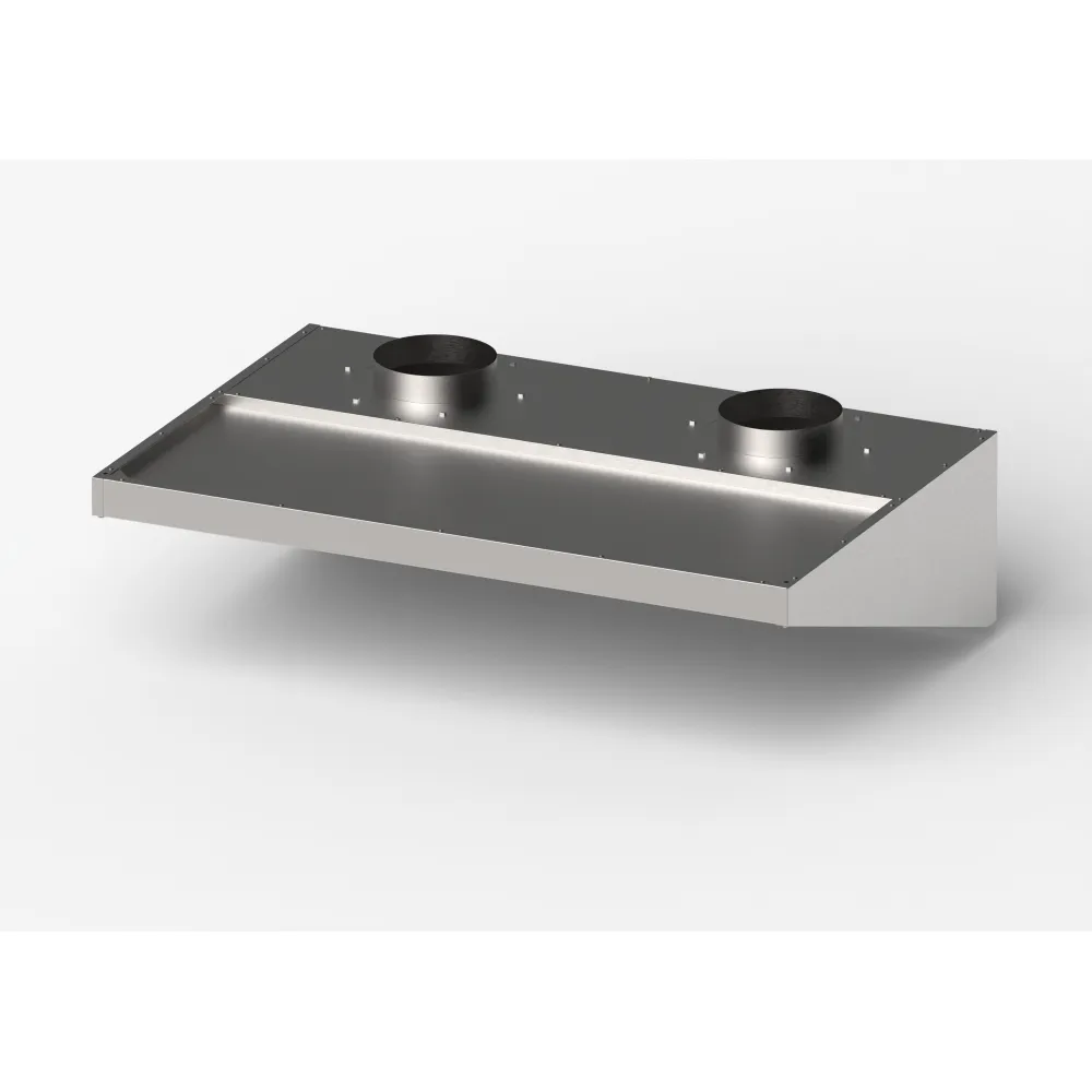 Extracteur de vapeur pour pièces à faible hauteur sous plafond 1510 x 1000 x 400 (619115)