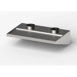 Extracteur de vapeur pour pièces à faible hauteur sous plafond 1510 x 1000 x 400