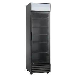 Réfrigérateur vitrine, noir 280 L SD 417 BE