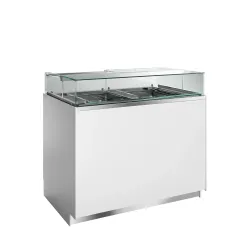 Vitrine à glaces à 2 zones, 224 L