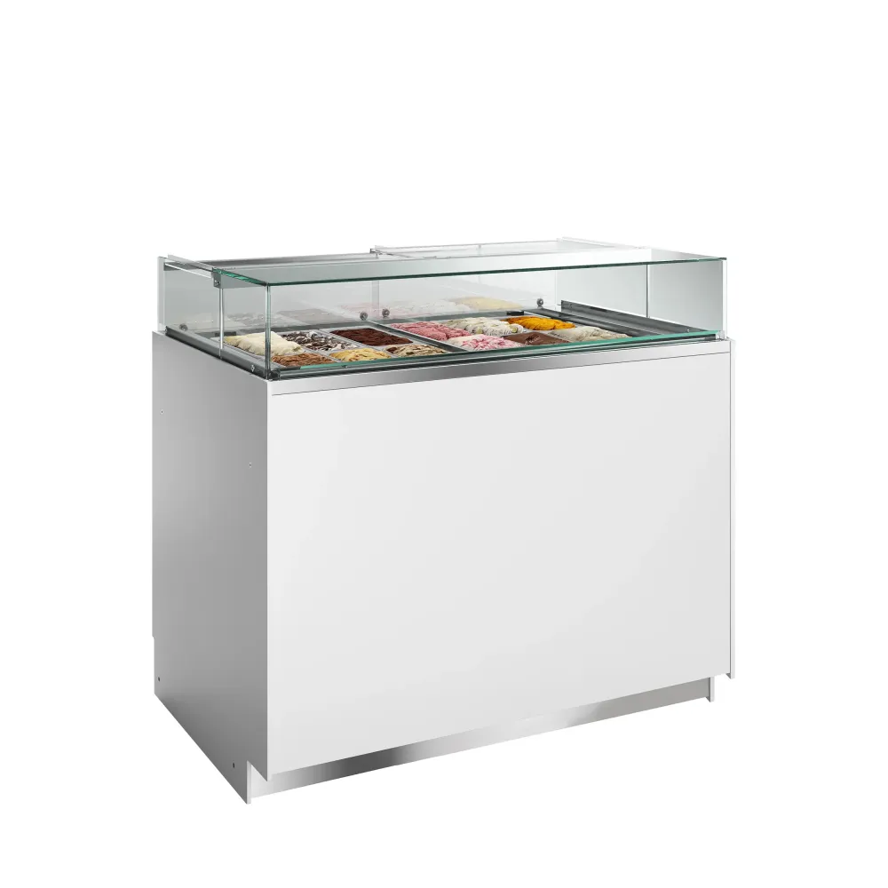 Vitrine à glaces à 2 zones, 224 L (DELTA NEW)