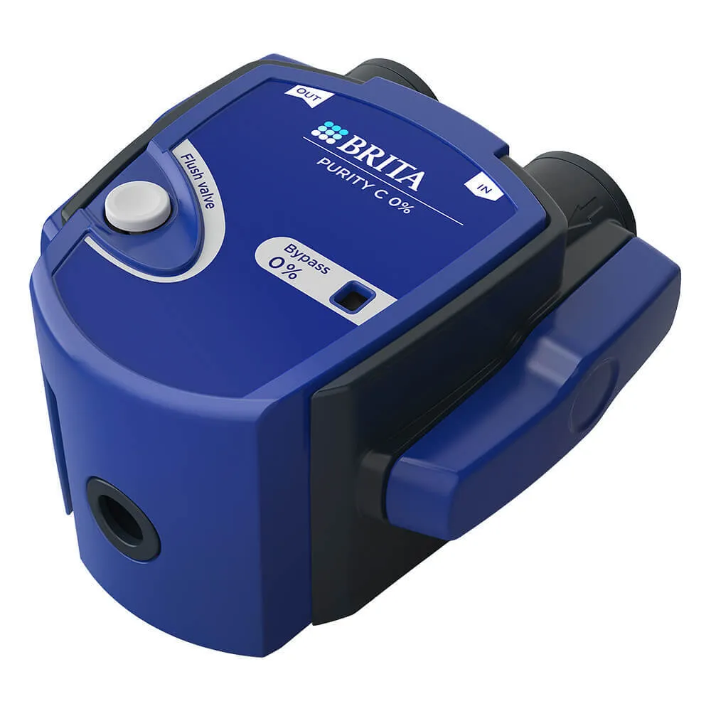 Tête de filtre PURITY C avec by‑pass 0% et raccord rapide JG8 (822800)