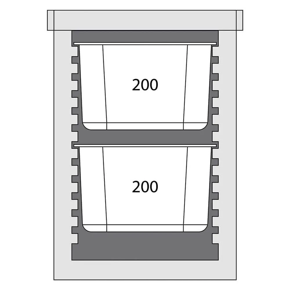 Conteneur thermique isolé 12 x GN 1/1 20 mm (055106)