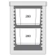 Conteneur thermique isolé 12 x GN 1/1 20 mm (055106)