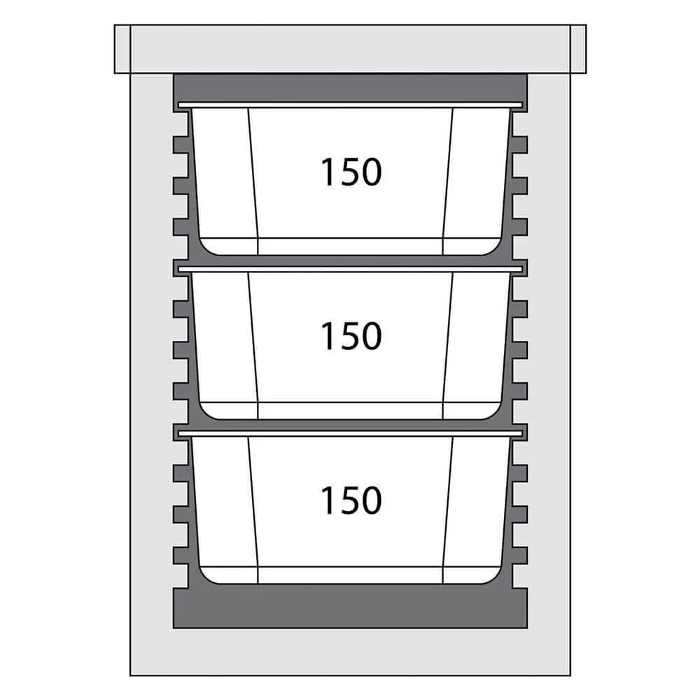 Conteneur thermique isolé 12 x GN 1/1 20 mm (055106)